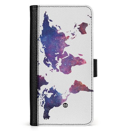 Bjornberry Sony Xperia 5 V Fodral - Världskarta Rymd