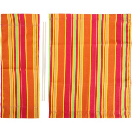 994338 Stol Canvas Cover, 1 sæt Director Stol Canvas Udskiftning Sæde Betræk Hjem Tilbehør Møbler Tilbehør (Farverig)