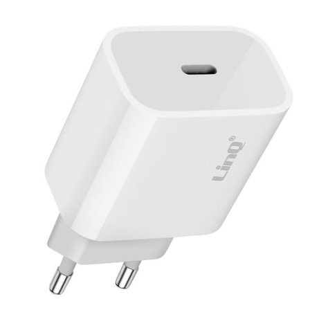 USB-C Latauslaite 20W - Power Delivery - Nopea lataus - Ylijännitesuoja - Valkoinen