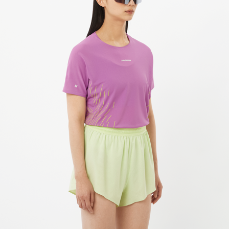 Salomon - T-shirts Vêtements Sense Aero Ss Tee Gfx W