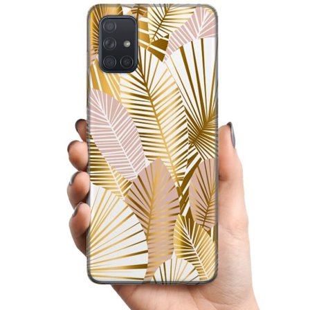 Yhteensopiva Puhelinkuori Samsung Galaxy A71 Kulta