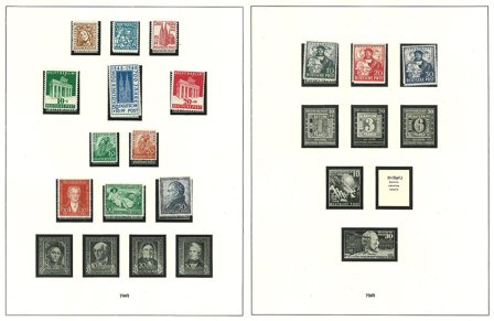 Tyskland - 2 fortryksblade - Postfrisk