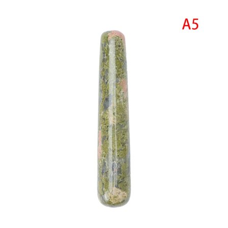 Naturlig Jade Yoni Tryllestav Naturlig Hvit Krystall Massasje Obsidian Yoni Stav Naturstein Kroppsmassasje Stav Ansiktsmassasje Bar