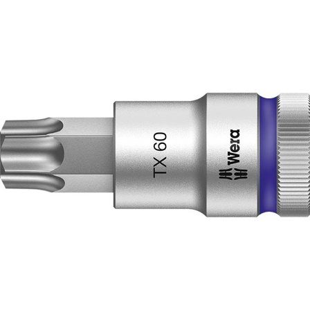 Wera 8767 C HF Torxhylsa 1/2" TX 60, 60 mm lång, Handverktyg