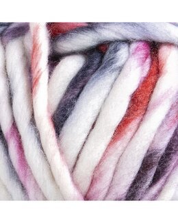 Garn Merino Mega 100g Schwarzt/Rot