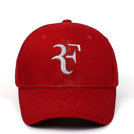 Federer Tennis Fan Broderet Baseball Cap Udendørs Sports Hat Casual Peaked Cap (FMY)