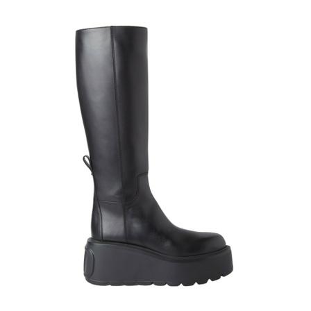Valentino Garavani Uniqueform Laarzen , Zwart , Dames , Maat: 40 EU Hoge & overknee laarzen