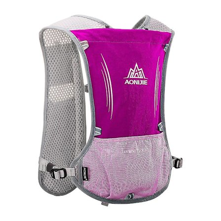 Aonijie Premium Refleksvest Sport Vandflaske Rygsæk Taske Til Løb Cykling Tøj Til Kvinder Mænd Sikkerhedsudstyr Med Lomme Med Refleks Høj