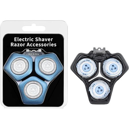 For SH71/50 Barberhoder Kompatibel med Philips Shaver Series S5000, S7000, SH60/70 og SH71/50, uten base (blå)