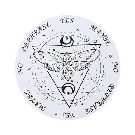 Träpendelbräda Slice Wood Base STIL 7-VIT 15CM Style 7-White 15cm