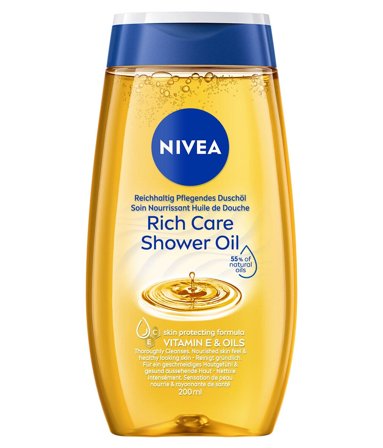 Nivea Olio Doccia Nutrimento Intenso Bagnoschiuma Con Oli