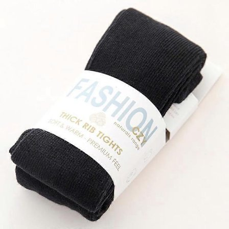 [LLC] Tykke varme stribede dame tights efterår vinter strømpebukser bomuld strikkede strømper multi farver Collant