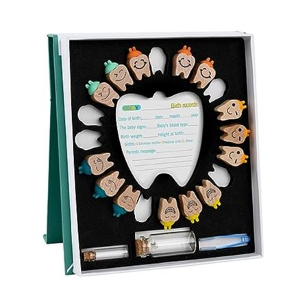 Baby Tannboks Tannlagring, Tannbeholder Tann Keepsake Box