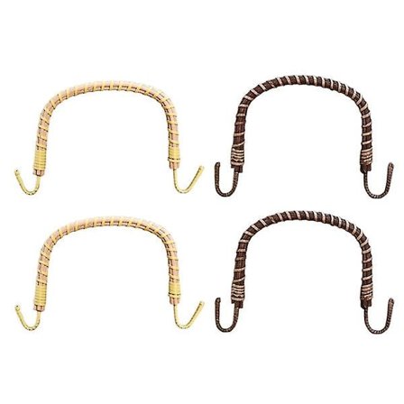 Japansk tekande-håndtag i keramik med flettet håndtag - udskiftningshåndtag til tekande i keramik - assorterede farver - 13,2 x 11,3 cm