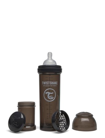 Twistshake Twistshake Anti-Colic 330Ml Black - Brown - 330 ml
