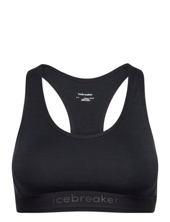 Icebreaker W Mer 125 Zoneknit Racerback Bra - Black - L