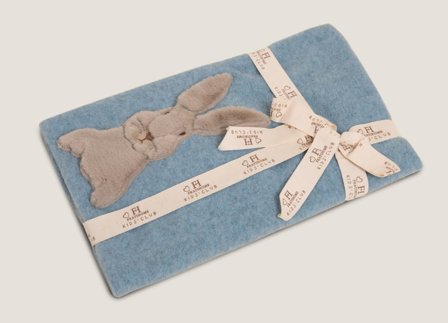 Frati Home Pledd Bambus Barn blå 75x100