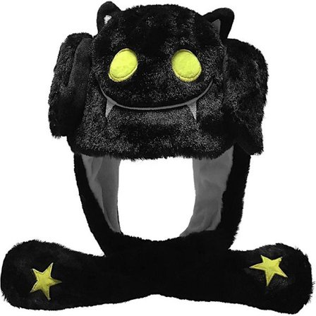 Hat with Moving Ears Hopping Funny Plush Ghost Hat Unisex Earmuffs Moving Ears Hat Cosplay Halloween Christmas Party Hat