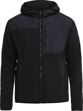 Tenson Block Zip Hoodie M Men long-sleeved sweaters Black S