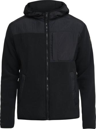 Tenson Block Zip Hoodie M Men long-sleeved sweaters Black XXL