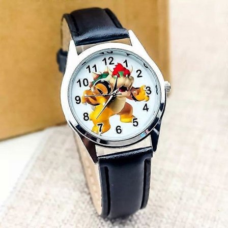 Anime Super Mario Bowser Koopa Drenge armbåndsur Piger Tegneserie Ur