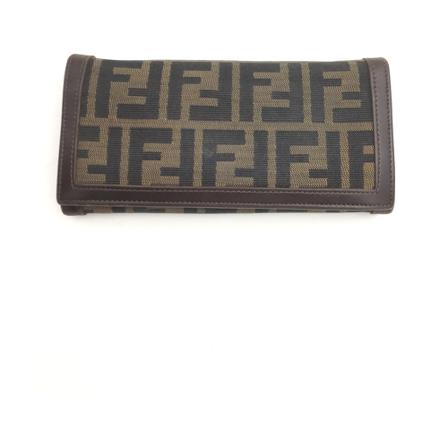 Fendi Vintage, pre-hourd pumpkin wallet Bruin, Dames, Maat:ONE Size