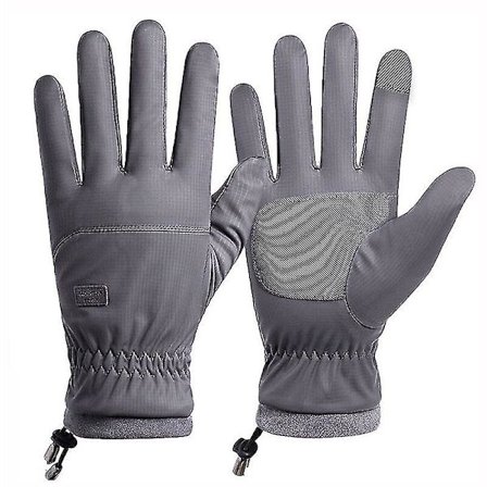 Vinter -20 grader Kuldetætte skihandsker Herre Vindtætte Vandtætte Hold Varme Handsker Touchscreen Anti Skrid Bløde Fluffy Handsker