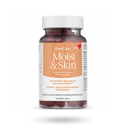 RFSU FemCare Moist & Skin 60 kapsler - Vuxen.dk: Bedre sex