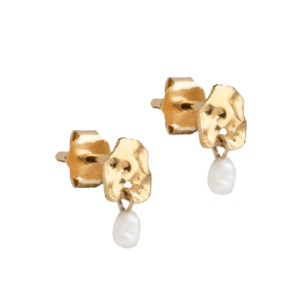 ENAMEL Copenhagen Örhängen, Mio Pearl Örhängen Dam Guld ONESIZE