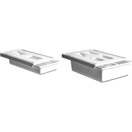 Under Desk Skuffe, Skrivebordsskuffe [2Pack, M + S], Selvklæbende Under Desk Opbevaring til Penne / Blyanter / Nøgler / Bestik og Mere