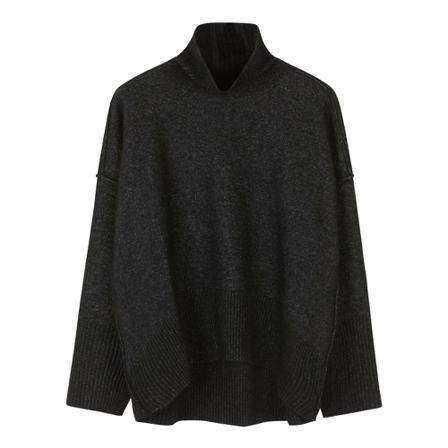 DAY Birger et Mikkelsen Turtleneck Baker Sort, Dame Rullekraver