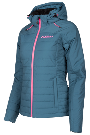 Jas Dames Klim Waverly Petrol/Knockout Roze S