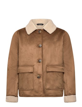Lauren Ralph Lauren | Faux-Shearling-Suede Jacket | M