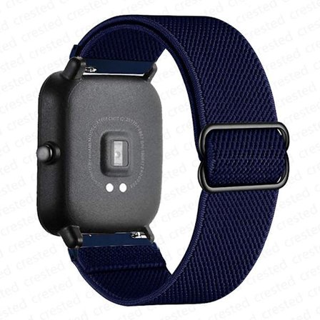 20 mm/22 mm bånd for Amazfit Gts 4//2/2e/3/gts2 Mini/gtr 4/3/pro/gtr2/47 mm/stratos Nylon elastisk klokkearmbånd Amazfit bipsrem