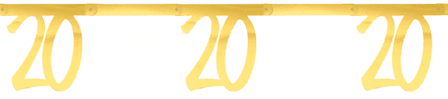 Banderoll 20 år