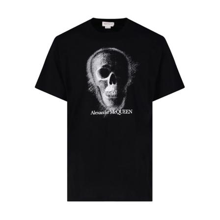 Alexander McQueen, T-shirt Zwart, Heren, Maat:S