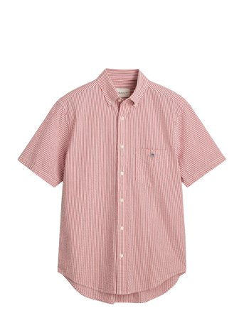 GANT | Reg Seersucker Stripe Ss Shirt | L