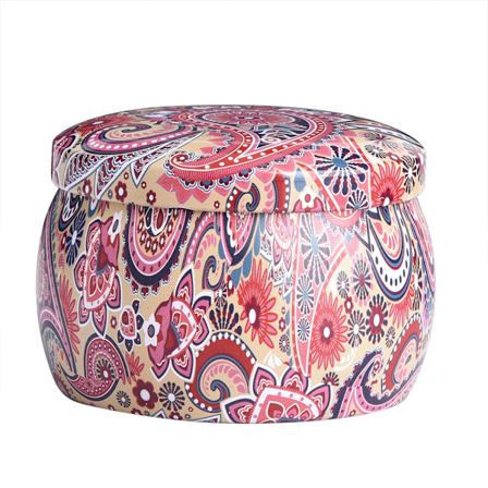 Metallboks Oppbevaringsboks Hjem Kjøkkenboks for te Kaffe Godteri Smykker Gave (D)