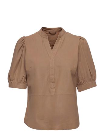 Tops Blouses Short-sleeved Brun DEPECHE