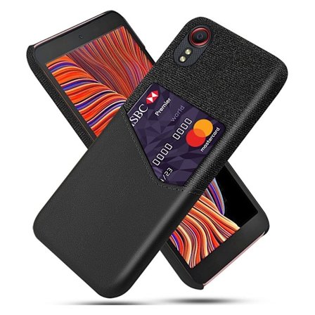 Bofink Samsung Galaxy Xcover 5 cover med kortholder - Sort