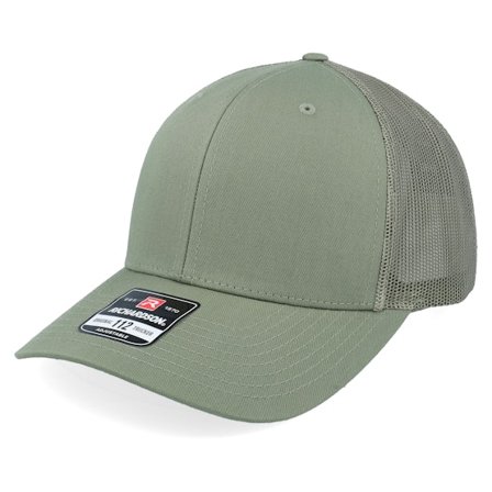 Richardson - Green trucker Czapka Z Daszkiem - 112 Solid Loden Trucker @ Hatstore