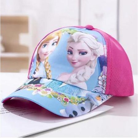 Verkkopallolippis Snapback Trucker Hat Lapset Tyttö Poika Lahja Frozen #1