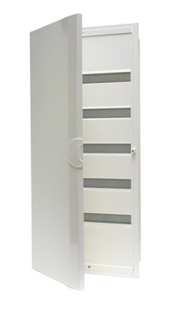 Garo NIM 100-5U Sentralapparat innfelt montering, hvitt stål 100 moduler, 5 rader, Elfordeling & strømforsyning