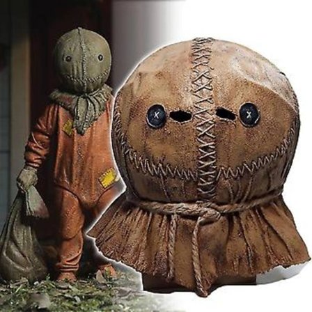 Movie Trick 'r Treat Maske Cosplay Kostume Voksen Unisex Dæmon Skræmmende Masker Halloween Tilbehør Rekvisitter