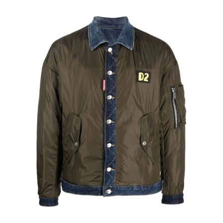 Dsquared2, Jackets Brązowy, Mężczyzna, Rozmiar: M