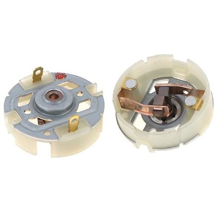 Sett med 2 stk. Rs550 motor med kobberbørste, oppladbar drill, elektrisk skrutrekker, børsteholder