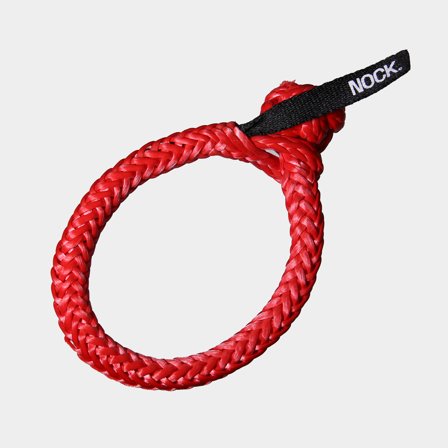 Soft šekl NOCK Titan Pro, UHMWPE 78, červený, Ø10 mm (vyrobený z Ø5 mm lana), 110 mm, 2000 kg