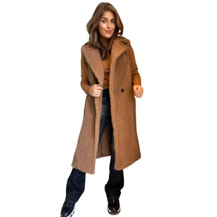ivy, Faux Fur & Shearling Jackets Bruin, Dames, Maat:ONE Size