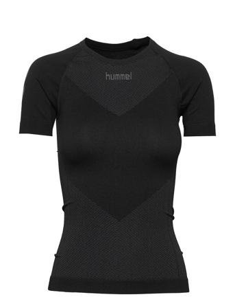 Hummel First Seamless Jersey S/S Woman T-shirts & Tops Short-sleeved Musta Hummel