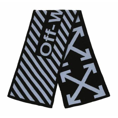 Off White, Scarves Zwart, Heren, Maat:ONE Size
